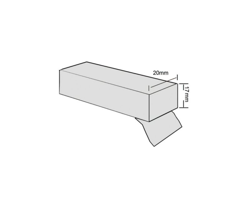 Diall garážové penové tesnenie 6,5 m 17 mm