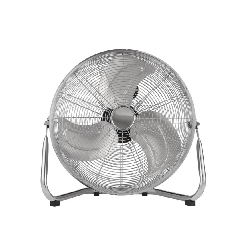 Podlahový ventilátor 45 cm, chróm