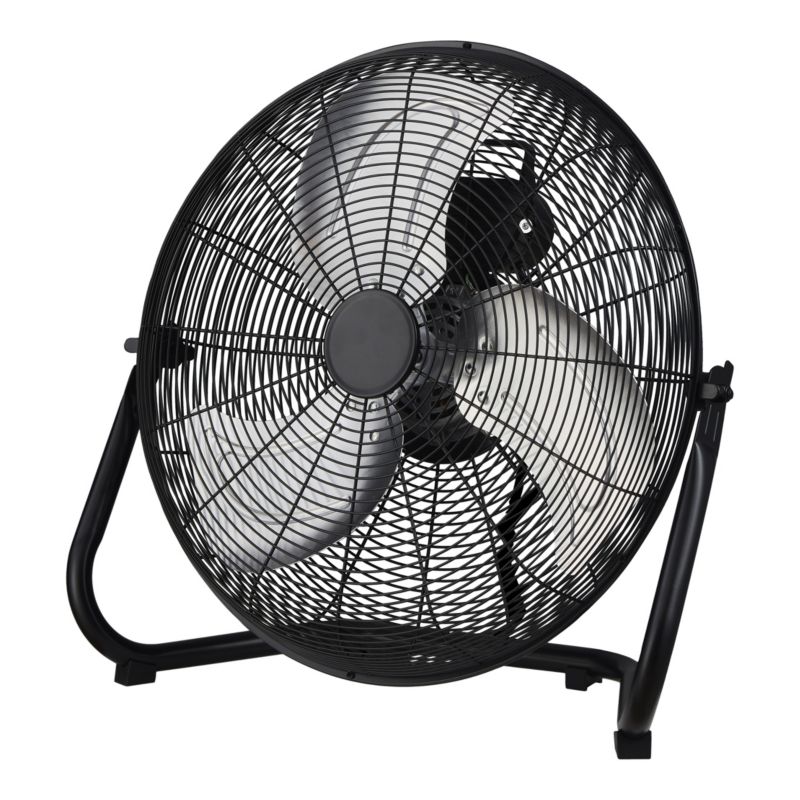 Podlahový ventilátor 45 cm čierny