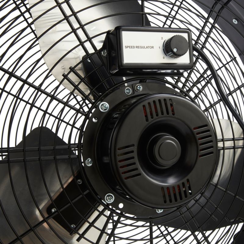 Priemyselný ventilátor 60 cm čierny