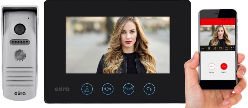 Eura VDP-40A3 Feniks WiFi videovrátnik s aplikáciou