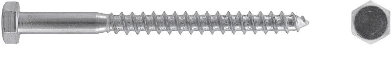 Skrutky do dreva Azmet 8 x 140 mm šesťhranná hlava kg