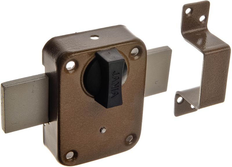 Povrchový zámok Jania Tytan - 3 okrúhly hnedý