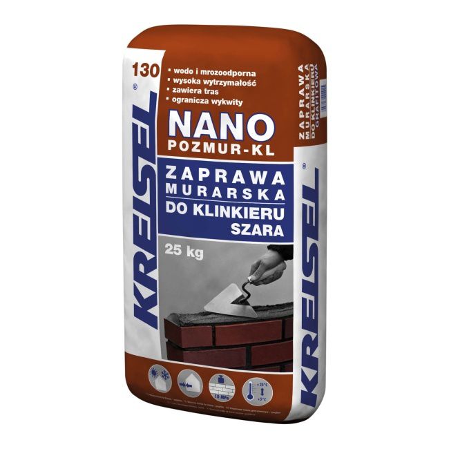 Kreisel malta klinker 25 kg sivá
