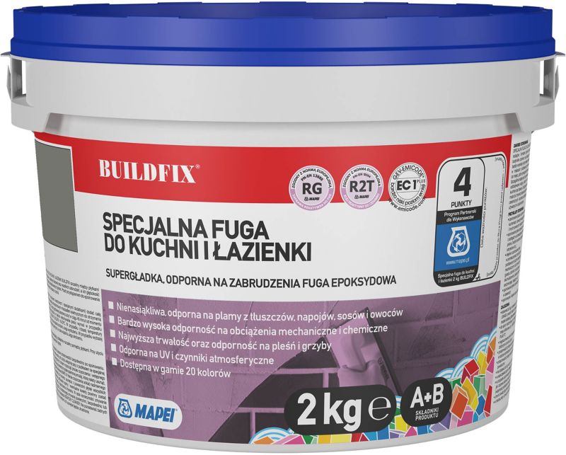 Mapei Buildfix malta do kuchyne a kúpeľne 113 šedá 2 kg