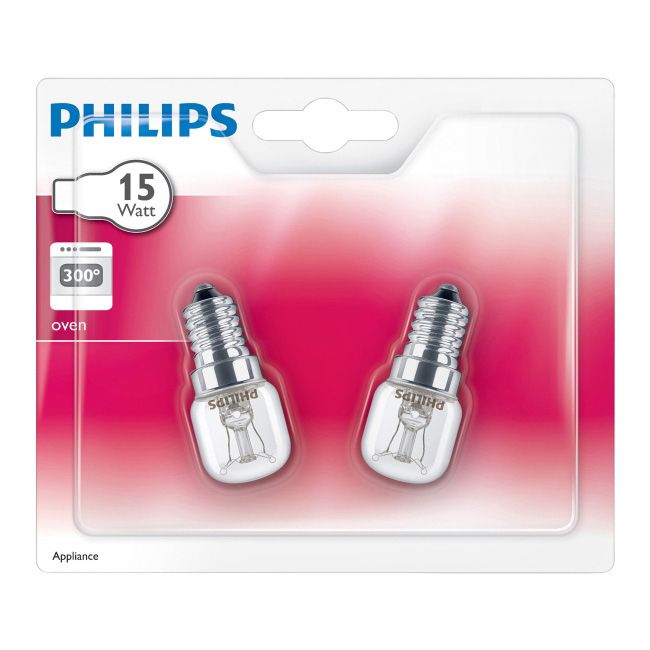 Halogénová žiarovka do rúry Philips T22 15 W E14 2 ks.