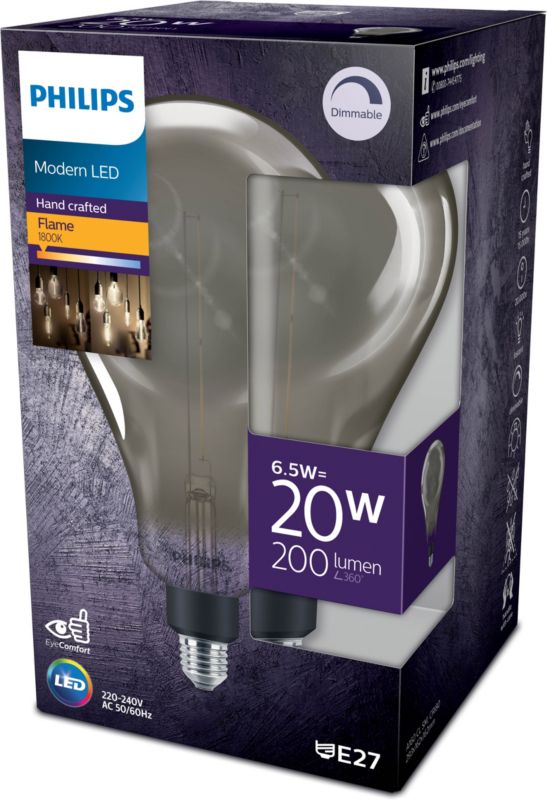 Philips A160 E27 dekoratívna LED žiarovka 200 lm 1800 K