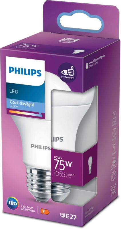 Philips A60 E27 LED žiarovka 1055 lm 6500 K