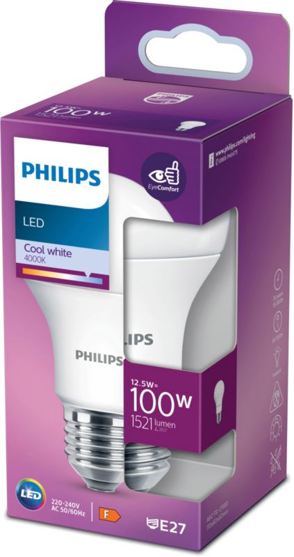 LED žiarovka Philips A60 E27 1521 lm 4000 K