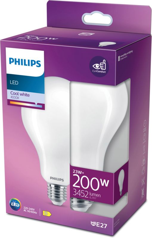 Philips A95 E27 LED žiarovka 3452 lm 4000 K sklo