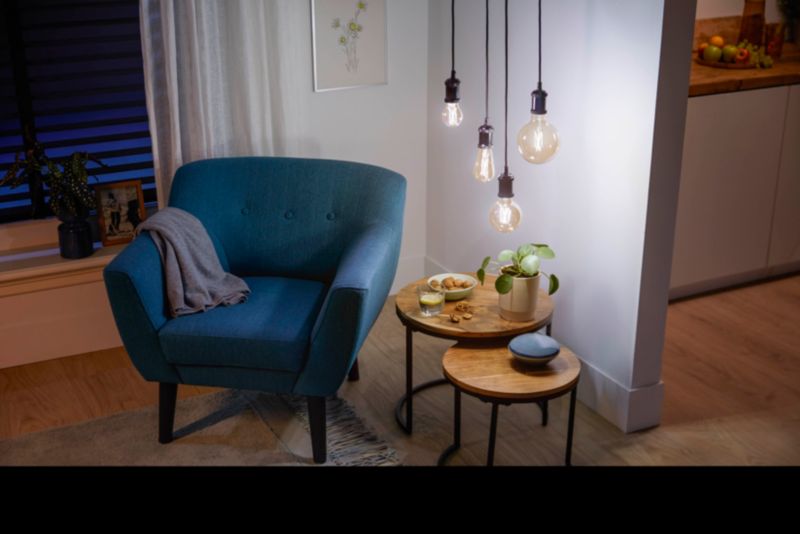 Philips G95 E27 Smart LED žiarovka 2000/5000 K jantárová