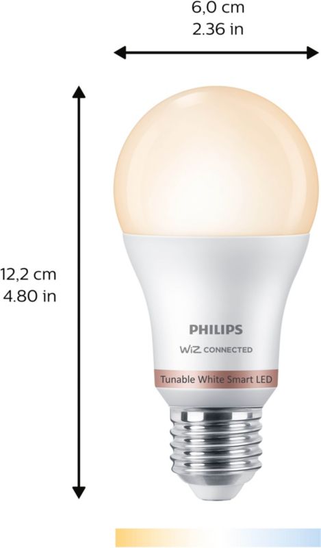 Inteligentná LED žiarovka Philips SMD A60 E27 2700/6500 K