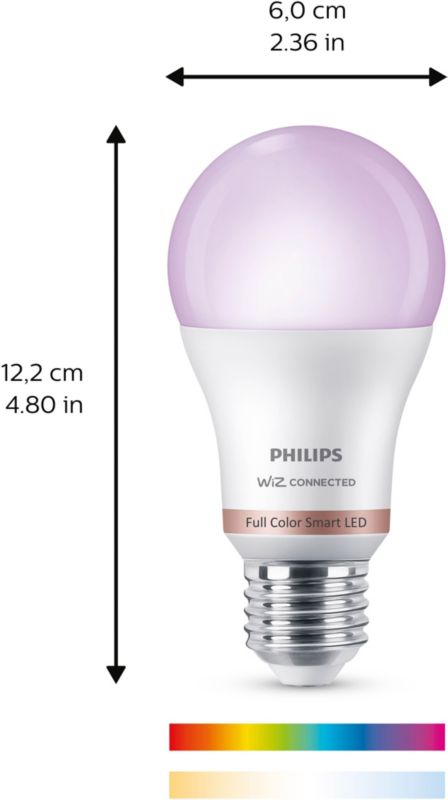 Inteligentná LED žiarovka Philips SMD A60 E27 RGB