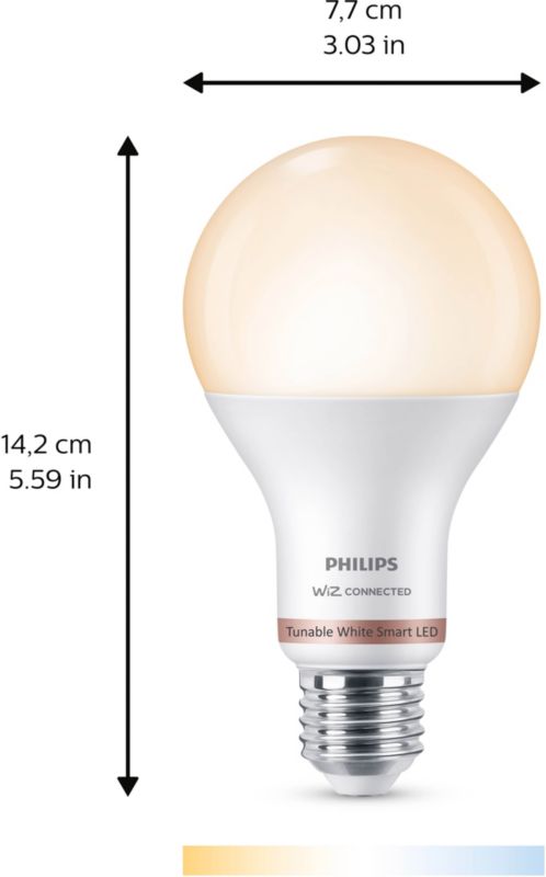 Inteligentná LED žiarovka Philips SMD A67 E27 2700/6500 K