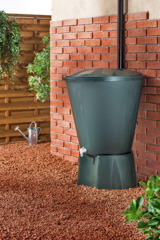 Nádrž na dažďovú vodu 210 l, zelená