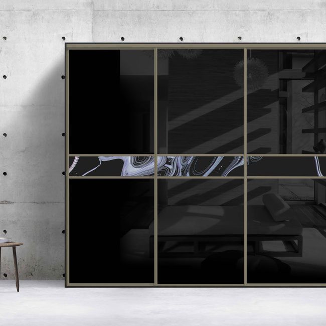 Sada pre 3 posuvné dvere Valcomp Mars olivová 3000 mm