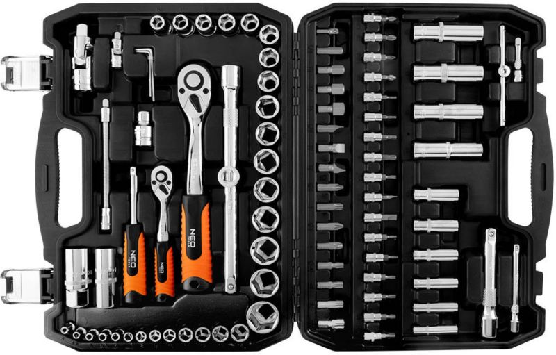 Sada náradia Neo 1/2" 1/4" 90 ks.