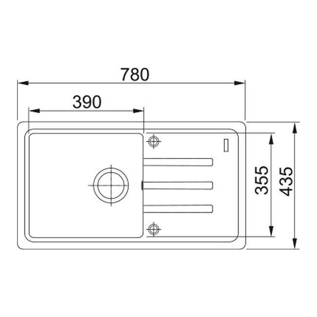 Onyxový drez Franke Bliss 611-78