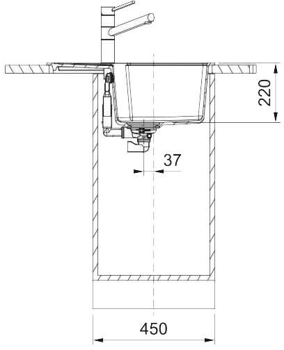 Franke Urban UBG 611-62 biely drez